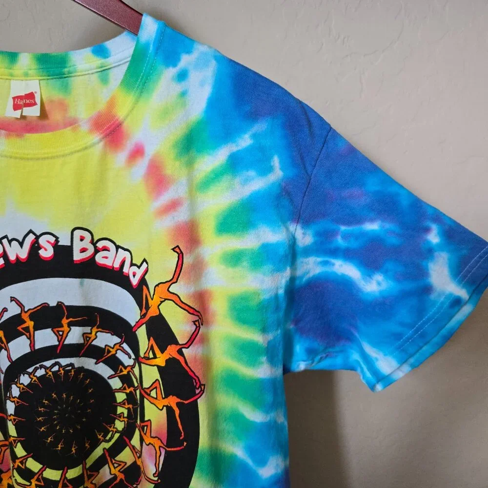 Dave Matthews Band 2019 Concert Tour Tie Dye Graphic T-Shirt Men’s Large Unisex - Picture 5 of 11